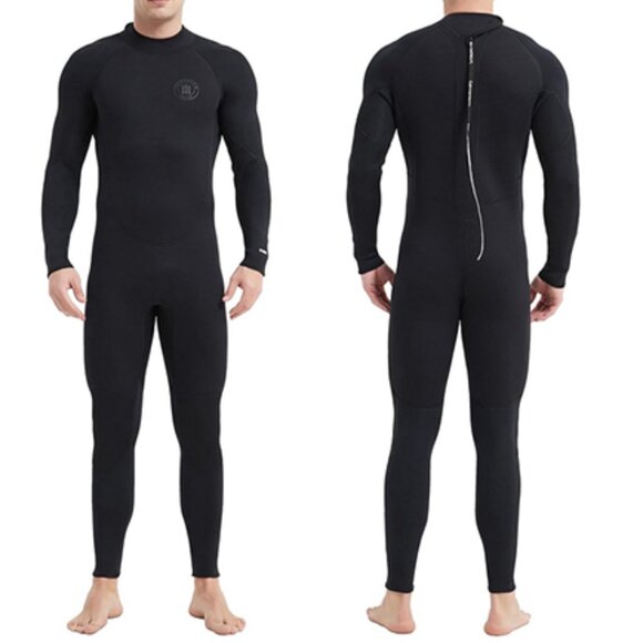 Lemorecn Men's Wetsuit 3/2mm and 5/4mm Wetsuits Black S